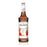 white background with a bottle, brown, and white label