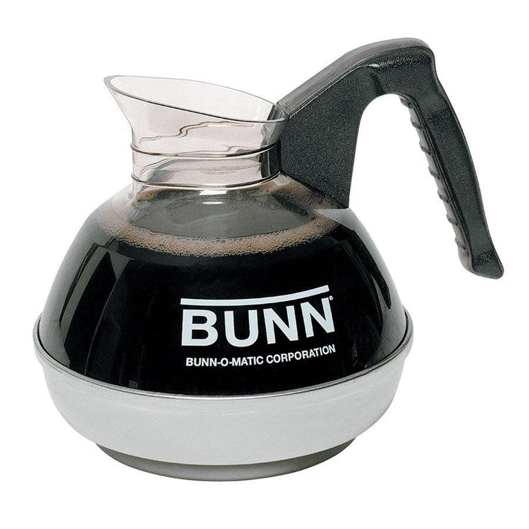 BUNN DECANTER, GLASS-BLK (12 CUP) — CoffeeAM