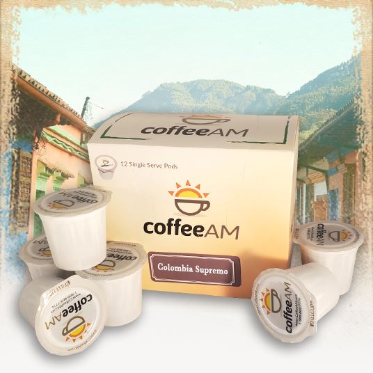 Single Serve Coffee Pods, Colombian