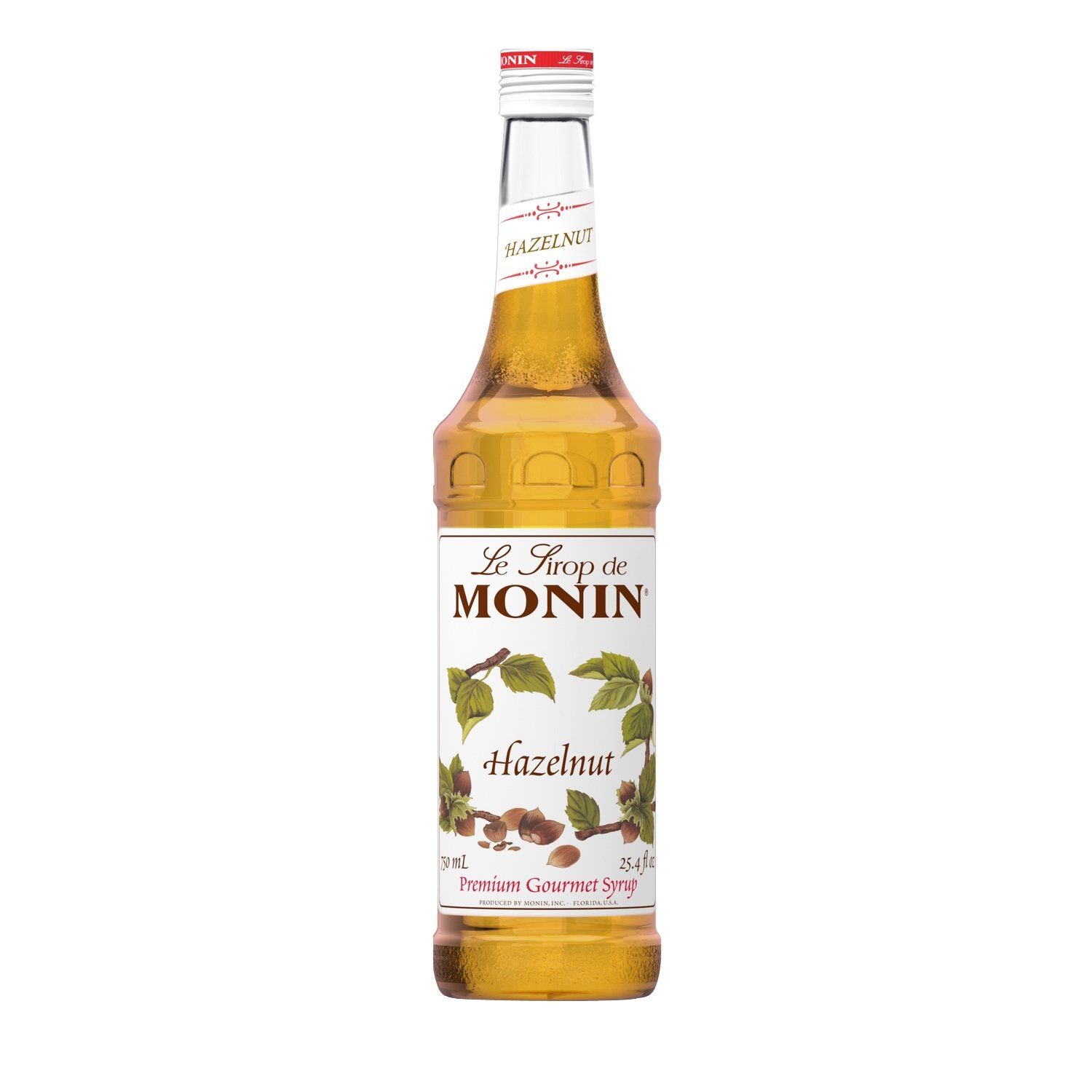 Monin - Naturel Noisette Hazelnut Syrup - 1L : : Epicerie